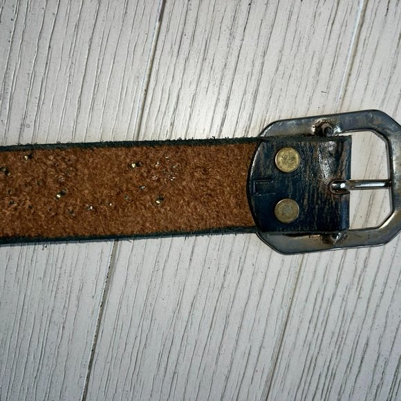 Jeff Galea Belts - RARE studded turquoise - Picture 8 of 9